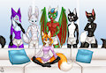 One Amber, Five Men - YCH result by Mancoin