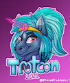Trotcon Freebie sticker Design