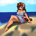 Chloe in the Beach