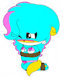 Katie tied up and gagged in her Love ball undies animated