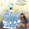 Stripper Floof! ::SSC:: For my birthday by LobaDeLaLuna