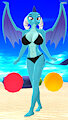 Ember on the Beach by DaveMan1000