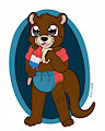 Summertime otter.