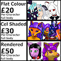 Limited ko-fi commissions open now! by duskfox