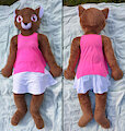 Anthro fox plush, life-size
