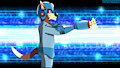 Jason The MegaManFox Charging up!! by MegaManstitch87