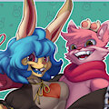 [Lineless] Bun And Ponky by Kotsuuu