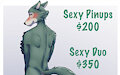 Solo/Duo Pinup Commissions Open