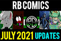 RB Comics JULY 2021 UPDATE [LINK BELOW]