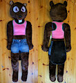 [Commission] Anthro beaver plush, life-size
