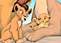 Kopa being cheeky towards his newborn sister Kiara