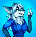 Sapphire Smile by wallooner