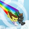 Double RainBoom!