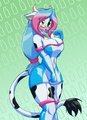 Gift: Bluemoon in Latex by Mhedgehog21