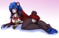 Blue Paws by WolfLady