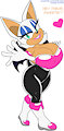 Rouge - Sexy Walking Large Breasts Bat