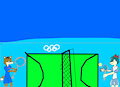 2020 Olympics Tokyo Tennis Jason vs George by MegaManstitch87