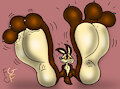 Big Ol Wile Footpaws by TheRedSkunk