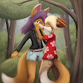 In the woods by Bunnypaint