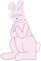 Ink Bunny Dude by BridalSpirit007