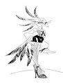 Mobian secretary bird