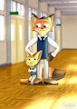 Finnick and Kit in Cherryton Academy by FinnickAbrenica