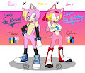 Logan the Hedgehog & Lake the Rascal by Lupita13