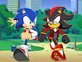 Sonic and Shadow - Race Ya~!