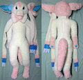 [Commission] Anthro sylveon plush, life-size