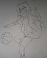BNA Michiru Line Art by Jackelhaze