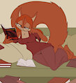 Enjoying a good book
