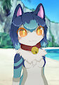 Tellur on the beach by HibikineKage