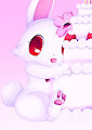 Bunny and Cake by PlushCrochet