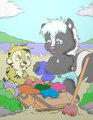 Ozzie's Socky Treasure by OzzieKitSkunk