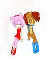 Amy Rose and Sally Acorn by SevereBalance