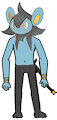 Lauritz the Luxio by TerryTheBlueFox