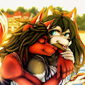 Date by the sea~~~ [comission] by DeadNikki