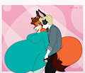 Shoulder Kisses for a Vixen