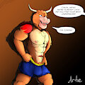 National Underwear Day Sketch by ArtieTheArtBull