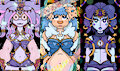 Pastel Trio