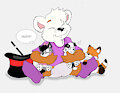 "The bear, the princess and the dalmatian!"