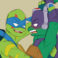 Rise of the TMNT Sketches by threeK