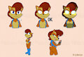 [CM] Sally Acorn Sticker Set by Malachyte