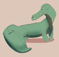 aligator doodle by anthrolotl