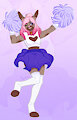 Rapsberry Cheerleader