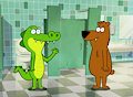 Croc and Bert in Jellystone Style