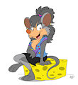 A cheesy musical rodent!