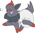 [INK, by mewzy148] A Walking Zorua