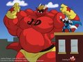 Justice Dragon and Justice Wolf by Cooner, colored by me