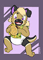 Burger Puppy -By MaruchanBoy-